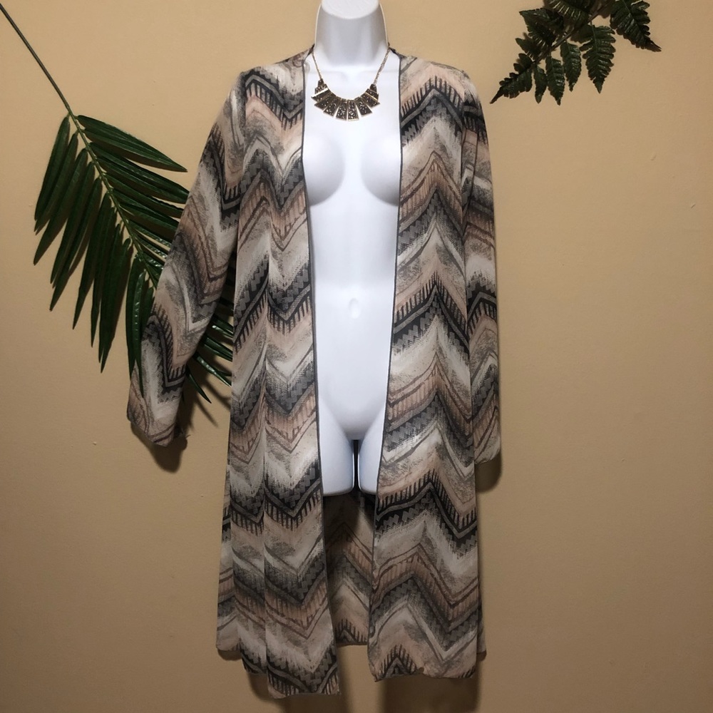 Chevron kimono